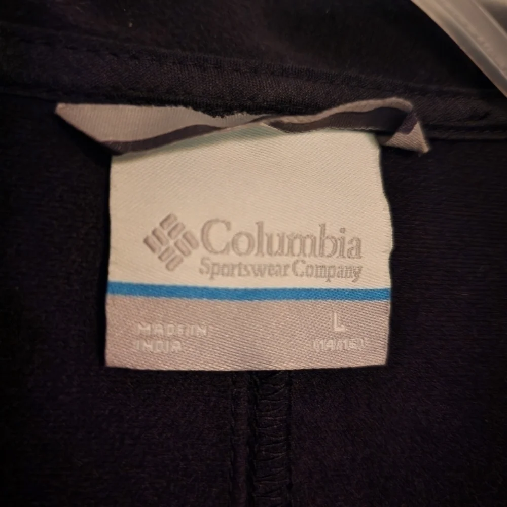 Columbia Girls Sz L(14/16) Take a Hike Softshell Jacket Full Zip